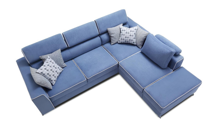 Sofá cama en forma de L con función de cama