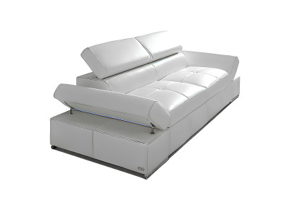 Cama doble moderna con función de sueño