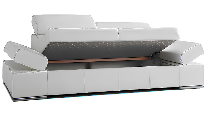 Sofá moderno para 2,5 personas con función de cama