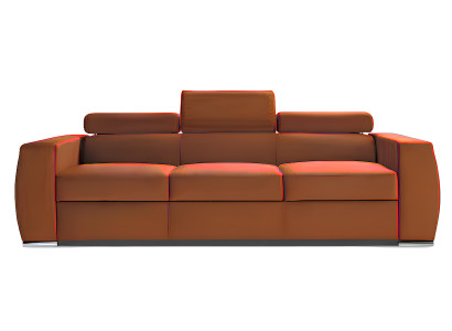 Sofá 3+2+2 plazas con función de cama Diseño moderno Tela