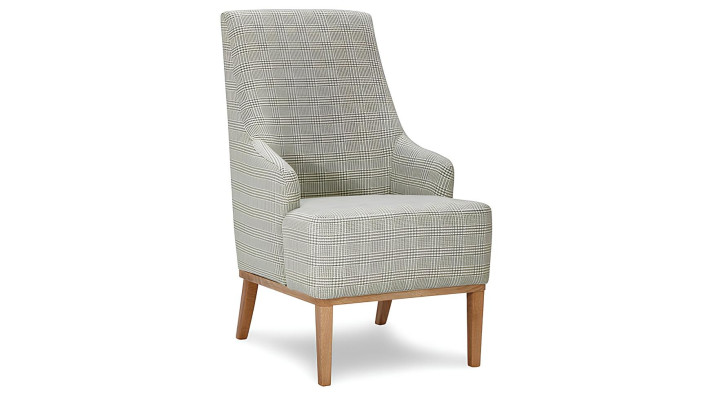 Sillón de diseño con funda Relex de tela y cuero para sala de TV para 1 persona