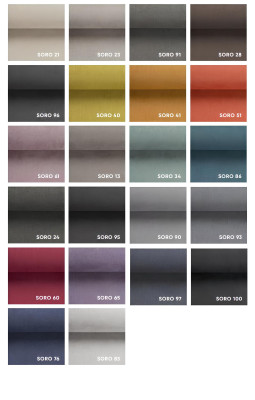 Sillón moderno y relajante de tela y cuero