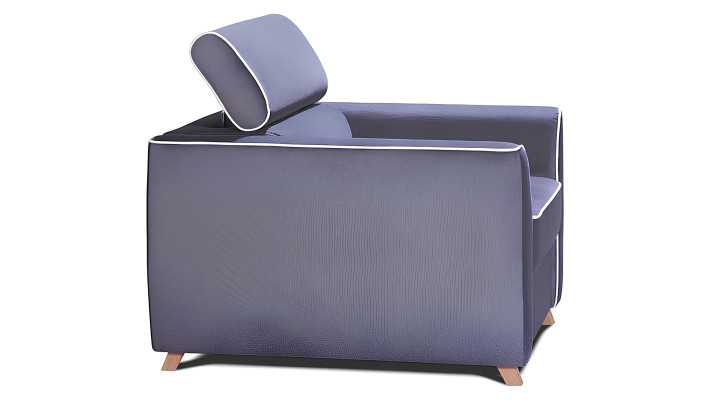 Sillón de diseño en tela para lounge club TV