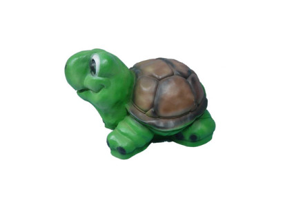 Decoración Figura Sala de estar Estatua moderna Tortuga Jardín pintada 36 cm Decoración