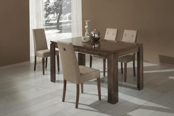 Juego de mesa de comedor con 4 sillas de cocina nuevo 5 piezas