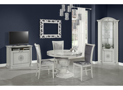 Comò rtv televisore lucido bassa credenza design scaffali tv legno Italia