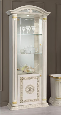 Vitrina de lujo con vidrio armario muebles de diseño Italia