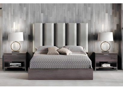 Cama de lujo Hotel Camas Cama tapizada Cama matrimonial Estructura de la cama Diseño de lujo 180x200cm