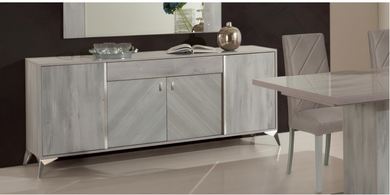 Mueble moderno de madera diseño gris para dormitorio