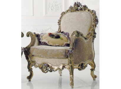 Silla de lectura, silla de desierto, sofá acolchado, mueble italiano de lujo