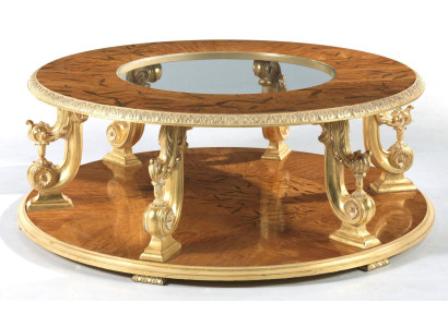 Mesa de salón de madera maciza