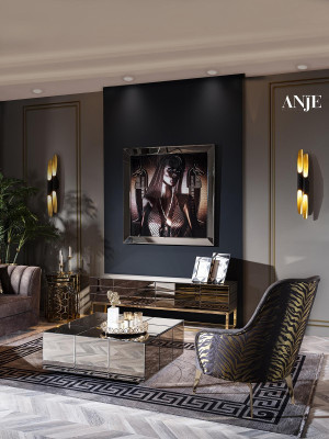 Conjunto de sofás lujoso RTV soporte de TV sofá de tres plazas sillón sofás modernos nuevos