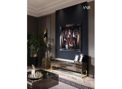 Conjunto de sofás lujoso RTV soporte de TV sofá de tres plazas sillón sofás modernos nuevos