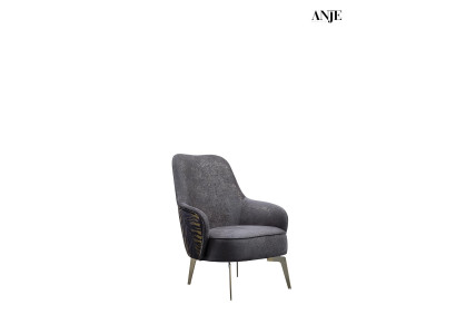 Sillón moderno de acero inoxidable Comfort individual para muebles de sala