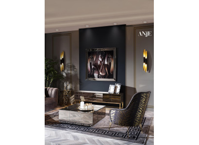 Moderno juego de sofás de acero inoxidable lujo muebles para sala nueva