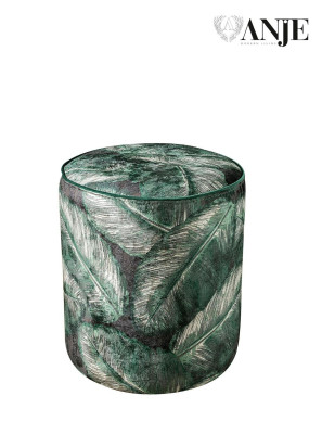 Ottomana verde de lujo para sala de estar muebles tapizados nuevos