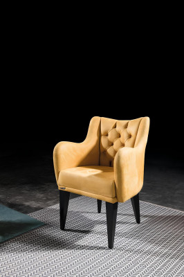 Sillón de lujo naranja para sala de estar, sillón individual, sillón de TV, nuevo sillón de lectura