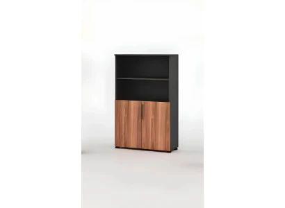 Mueble de oficina biblioteca de madera móvil