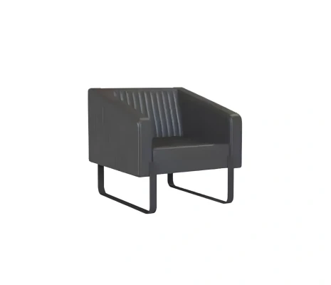 Sillón moderno tapizado para una persona