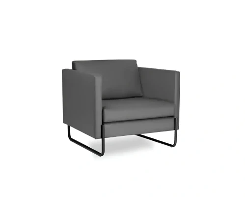 Sillón moderno tapizado de madera JV mobili diseño 1 plaza