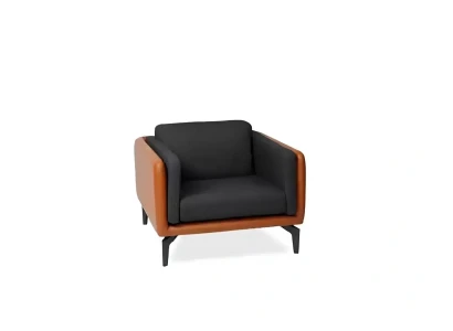Silla de oficina con asiento acolchado, diseño moderno