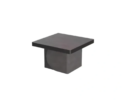 Mesa moderna con estante, mueble de oficina, madera marrón