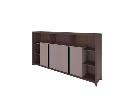 Mesa de madera marrón moderna móvil