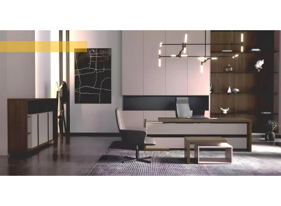 Mesa de diseño de madera marrón de lujo