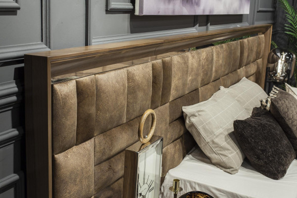 Cama de lujo 160x200 mueble tapizado equipo de hotel