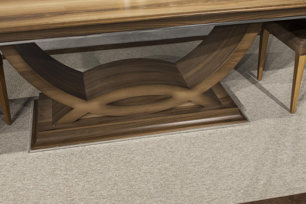 Mesa de sofá con columnas