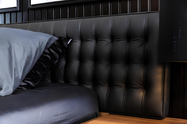 Cama de lujo doble 160x200 cm mueble de lujo moderno