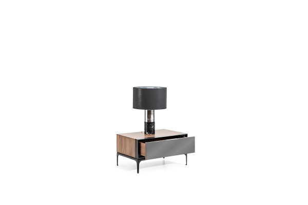 Juego de muebles de dormitorio completo con cama, mesitas de noche y armario de 4 piezas.