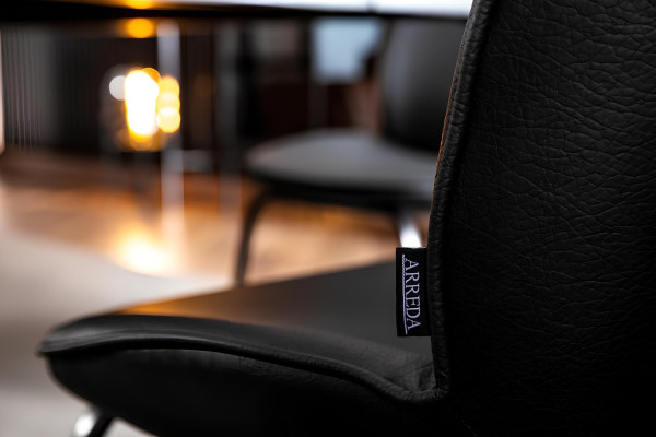 Conjunto de comedor de lujo mesa 4x sillas plegables cómoda