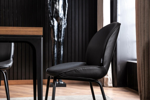 Silla colgante moderna negra para muebles de techo