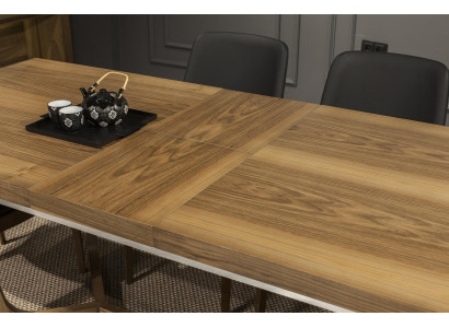 Moderno y práctico lujo mesa de comedor de madera