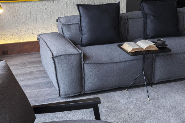 Sofá acogedor para la sala de 300 cm Gran sofá acolchado