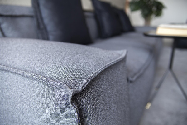 Sofá acogedor para la sala de 300 cm Gran sofá acolchado