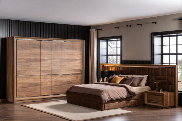 Muebles de hotel de alta calidad con cama tapizada