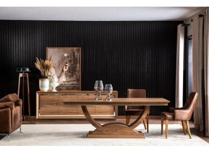 Sofá chaise longue de diseño acolchado lujoso estilo loft, silla de cocina de cuero negro