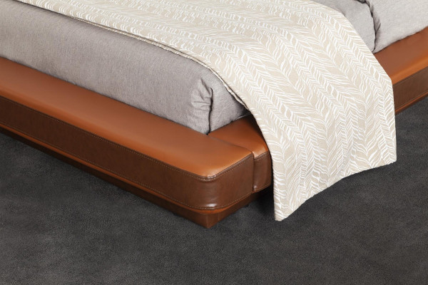 Cama de hotel Lusso Marrone en un estilo moderno, lujoso y cómodo