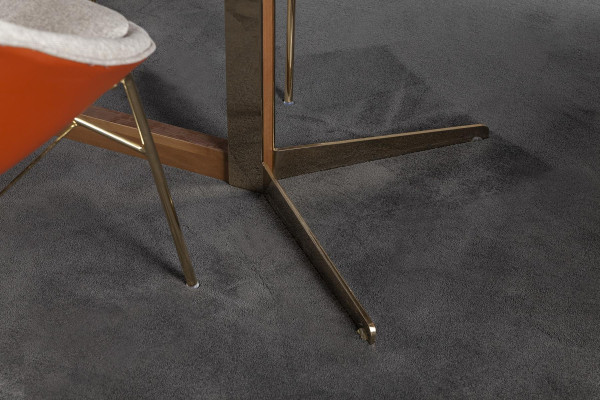 Mesa de comedor de diseño italiano de lujo con 4 sillas