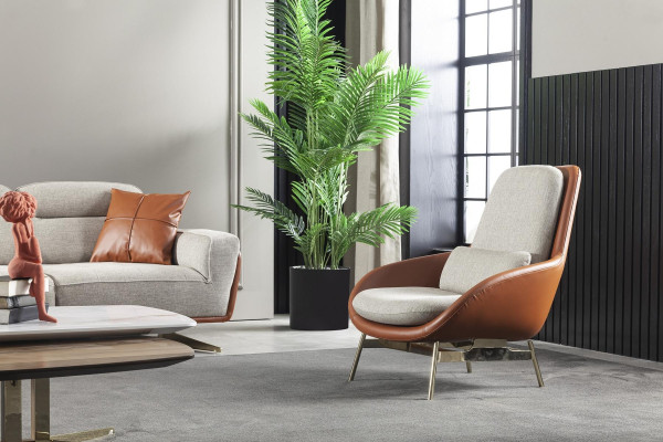 Conjunto de muebles para sala sofá 3+1 plazas 3 piezas