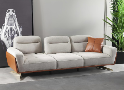 Conjunto de muebles para sala sofá 3+1 plazas 3 piezas