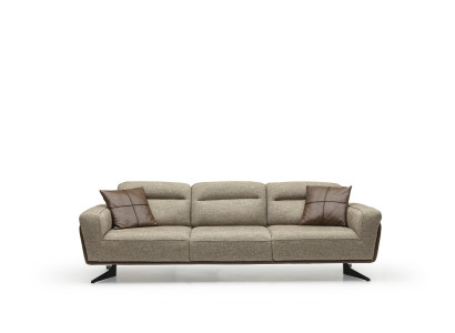 Sofá de esquina grande y cómodo 260cm Tela Sala