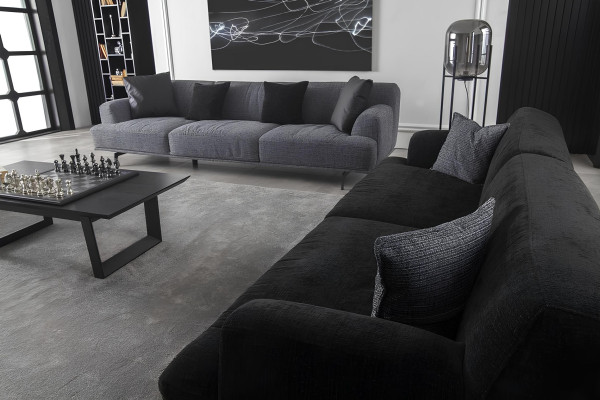 Juego de sofá 4+3+1 con mesa