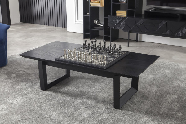 Juego de sofá 3+1 en materiales suaves y lujosos