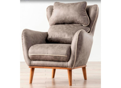 Sillón TV acolchado Relax Loung Club individual sofá muebles tela