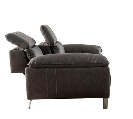 Sofá tapizado ajustable 3+3+1 conjunto de muebles