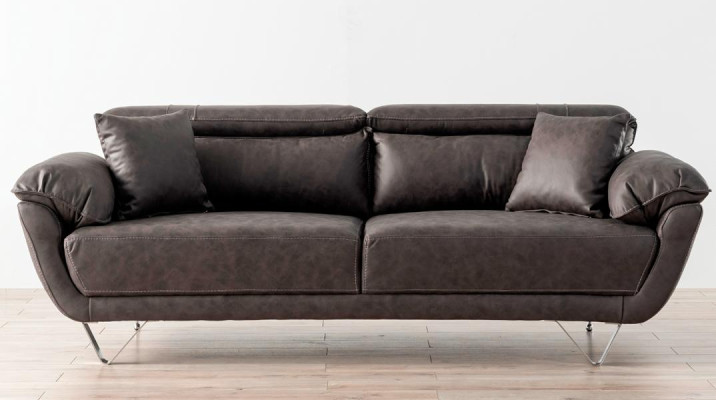 Sofá tapizado ajustable 3+3+1 conjunto de muebles