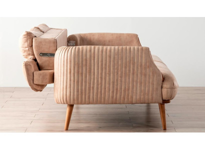 Sofá cómodo de tres plazas Big Sofa muebles elegantes salón tapizado